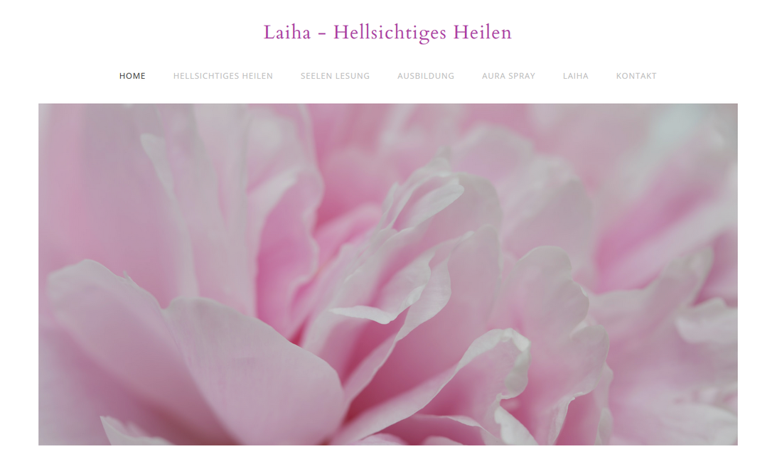Praxis Website von Laiha Bergner-Kietzmann